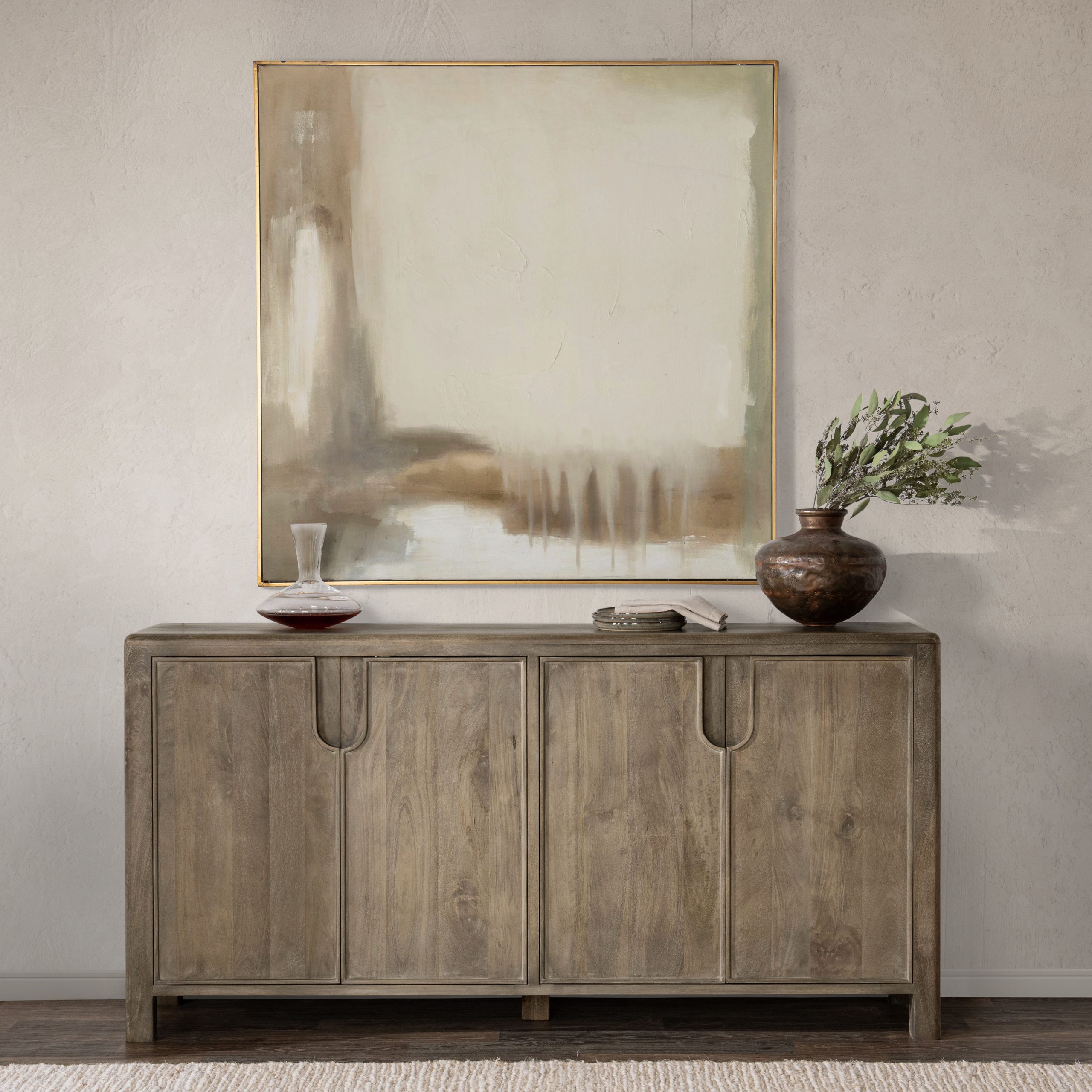 Designing with Sedia Mango Wood Sideboard Buffets Integrating Nature's Beauty