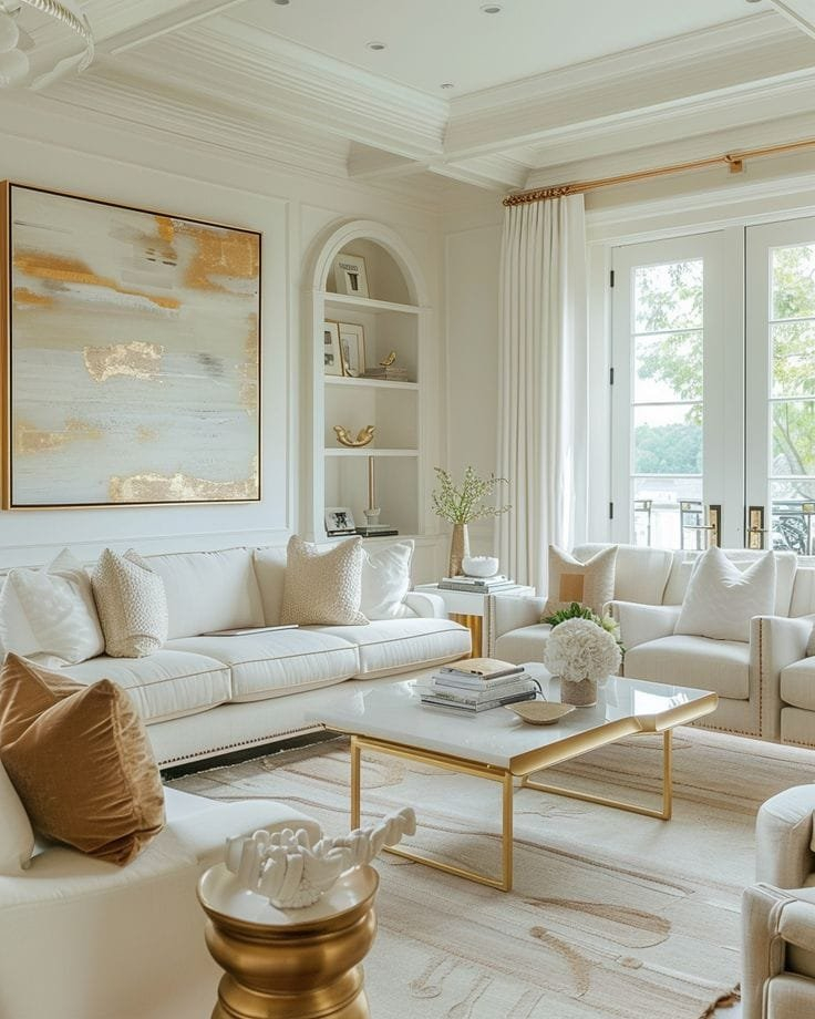 Integrating Gold Accents A Coffee Table's Role in Decor
