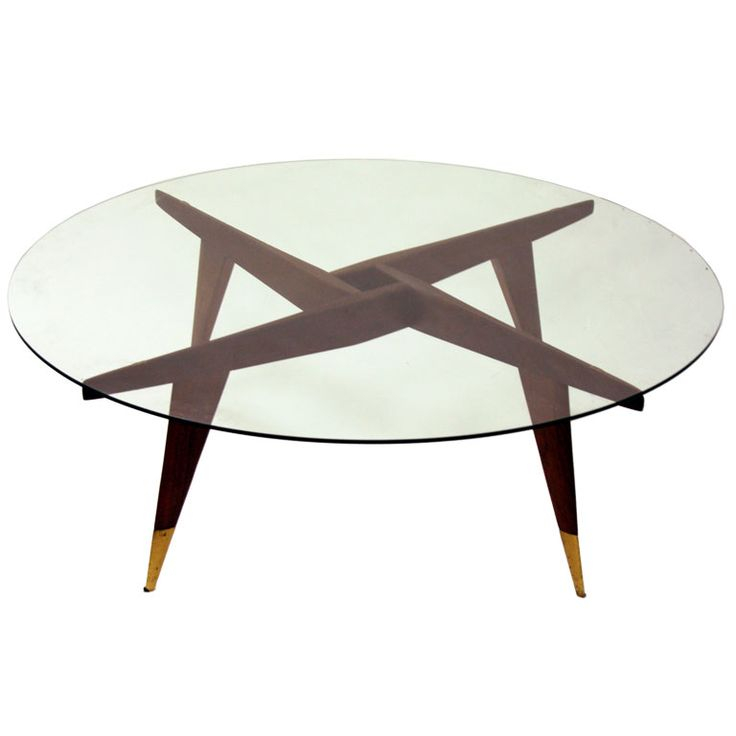 Compass Cocktail Table By Gio Ponti For Singer And Sons | Coffee Table Design Modern, Coffee ... in Compass Rectangle Cocktail Table