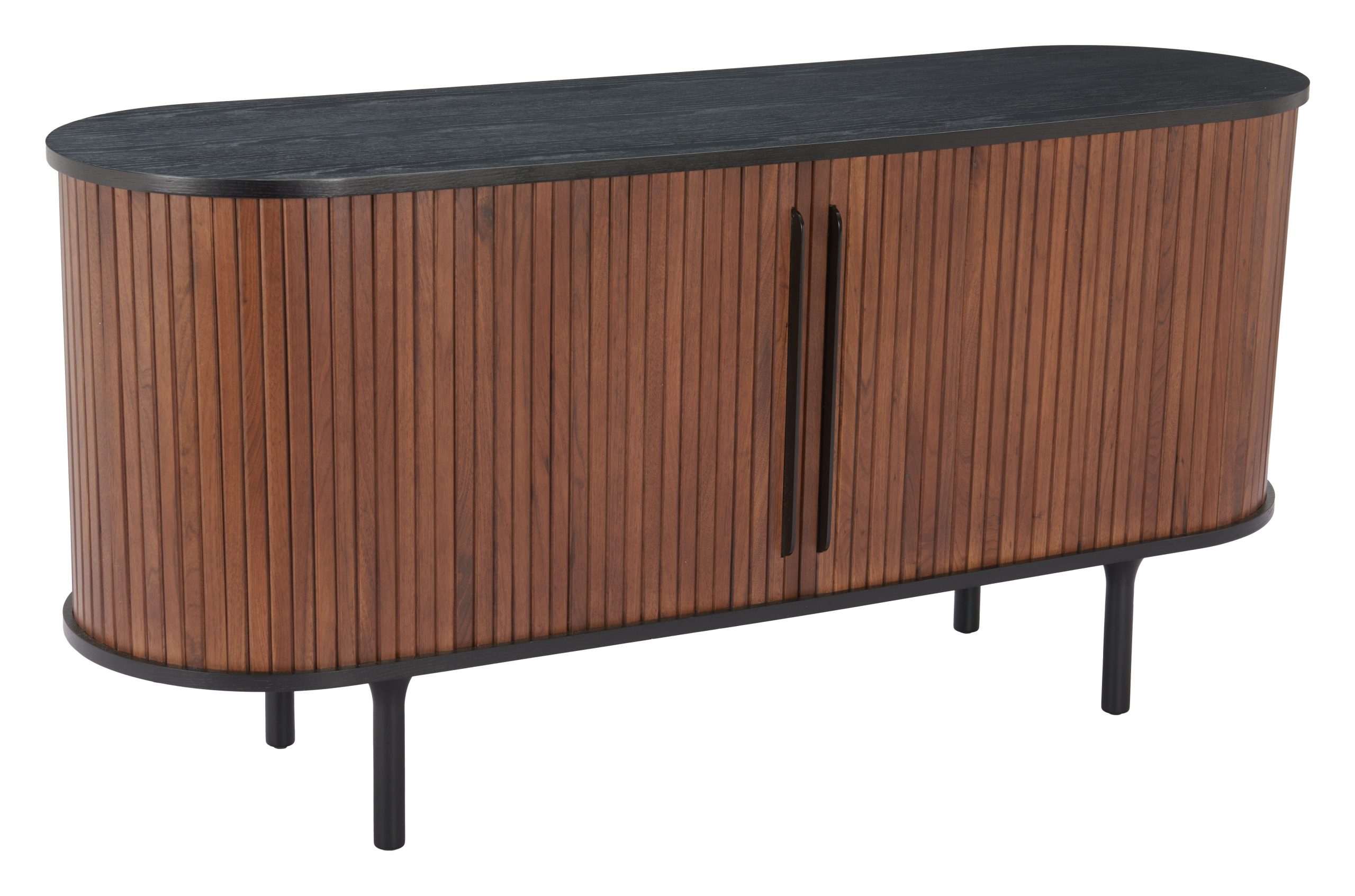 Corrigan Studio® Koriana Sideboard Black &amp;amp; Walnut | Wayfair in Koriana Sideboard, Black/Walnut