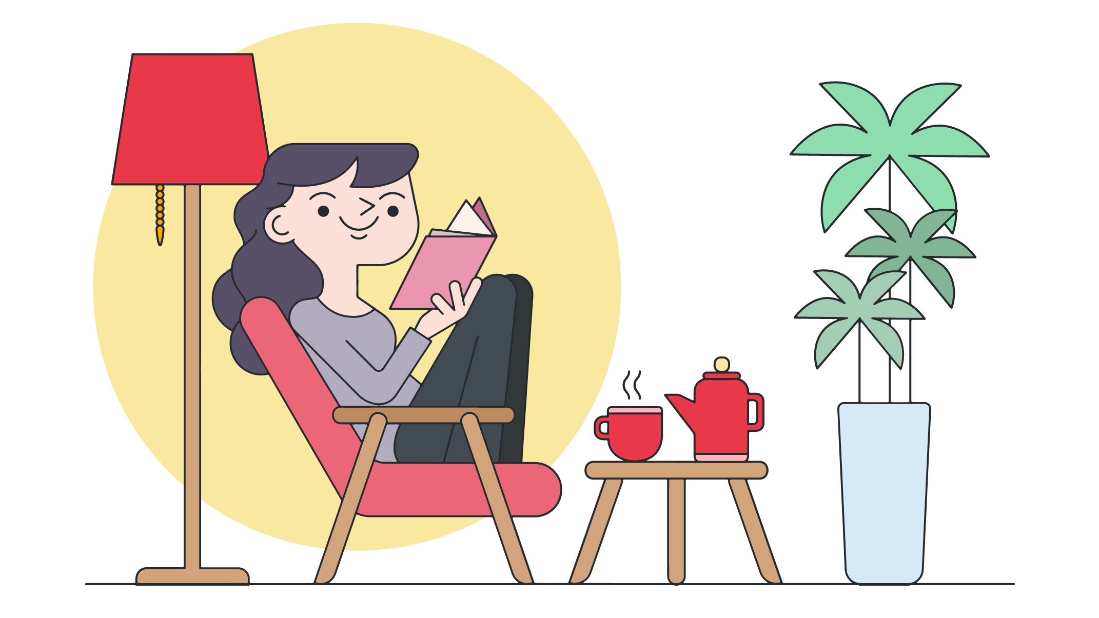 Cozy Reading Vector 517053 Vector Art At Vecteezy with The Art of Cozy How the Right Chair Transforms Your Reading Experience