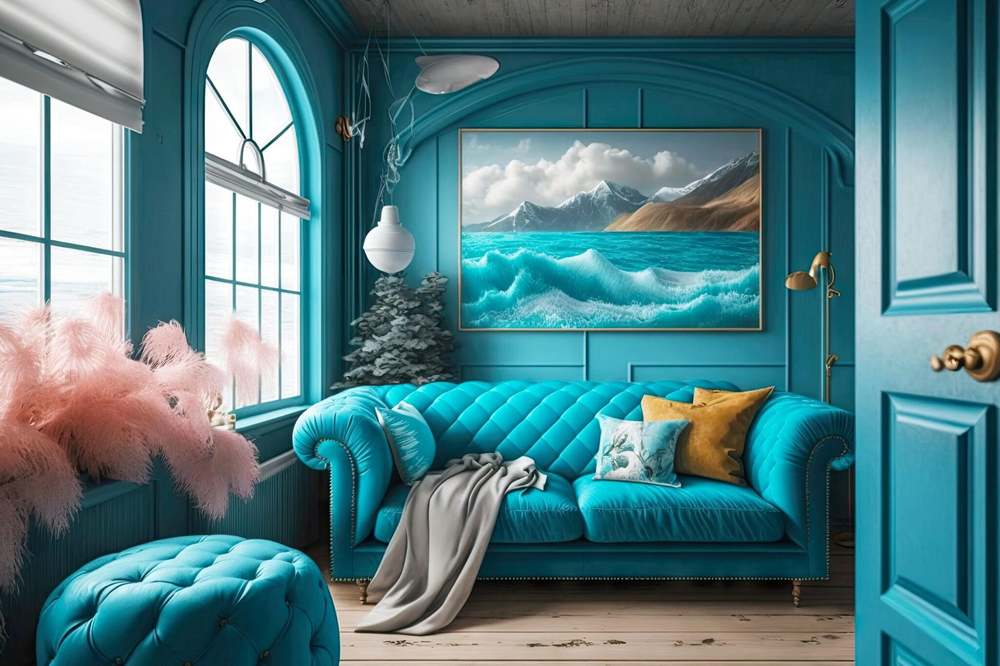 Creating Your Own Zen Oasis: Transforming Your Home Into A Relaxing Spa ... pertaining to Transforming Your Home Aesthetic with the Maklaine Velvet Sectional