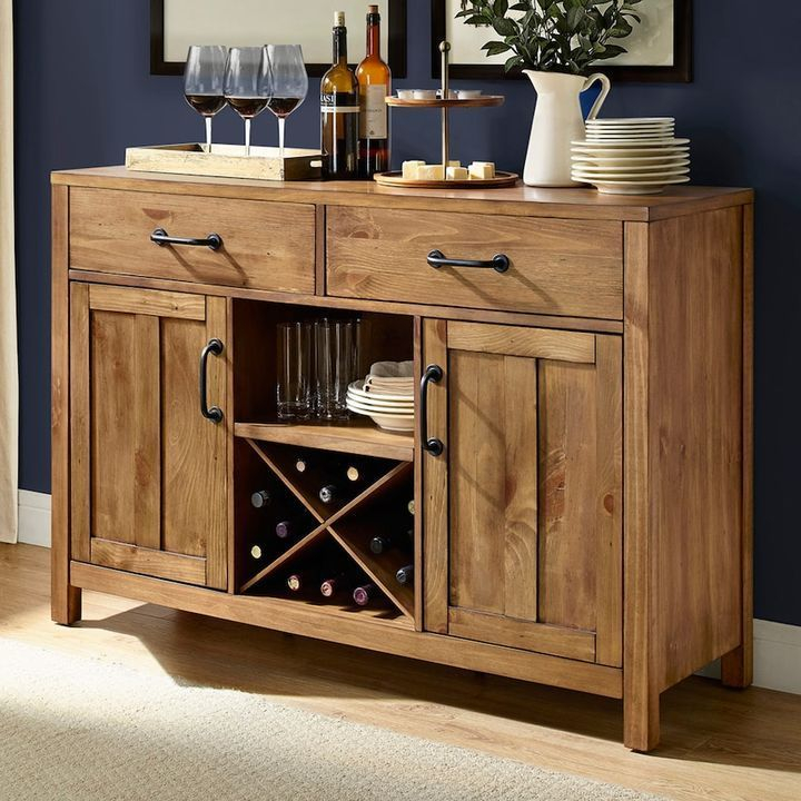 The Enduring Appeal of the Crosley Furniture Roots Wood Wine Rack Buffet