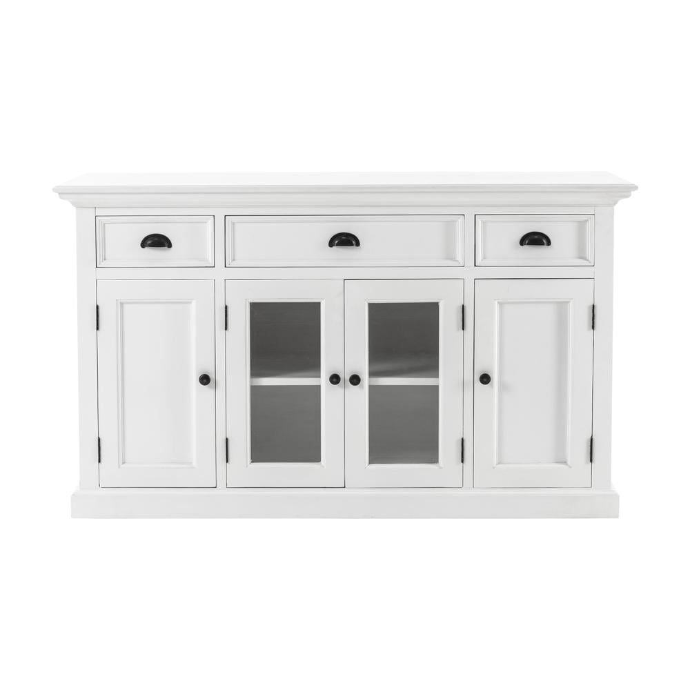 Elegant White Farmhouse Buffet - The Timeless Charm, Belen Kox - Walmart.com inside Elegant White Farmhouse Buffet, The Timeless Charm, Belen Kox