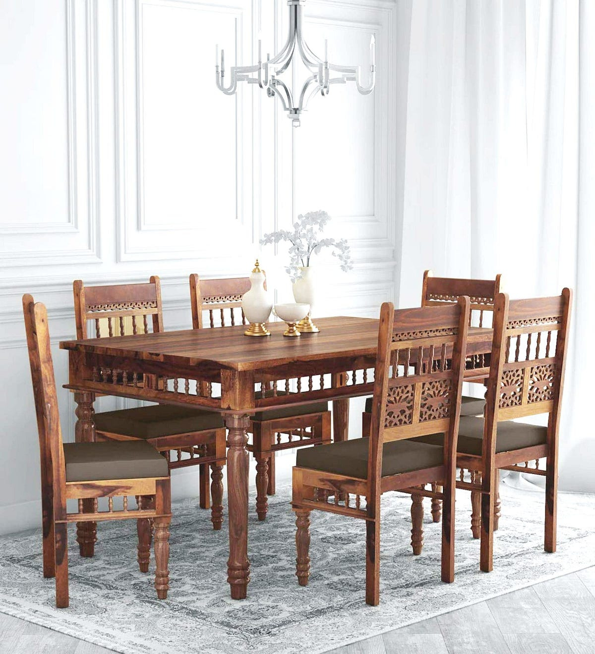 Elevate Your Dining Experience With A Stunning Dining Table And 6 ... with regard to Elevate Your Dining Experience with a Classic 7-Piece Set