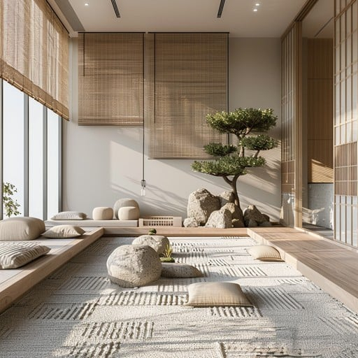 Embracing Tranquility The Art of Stone Bedrooms and Soft Neutrals