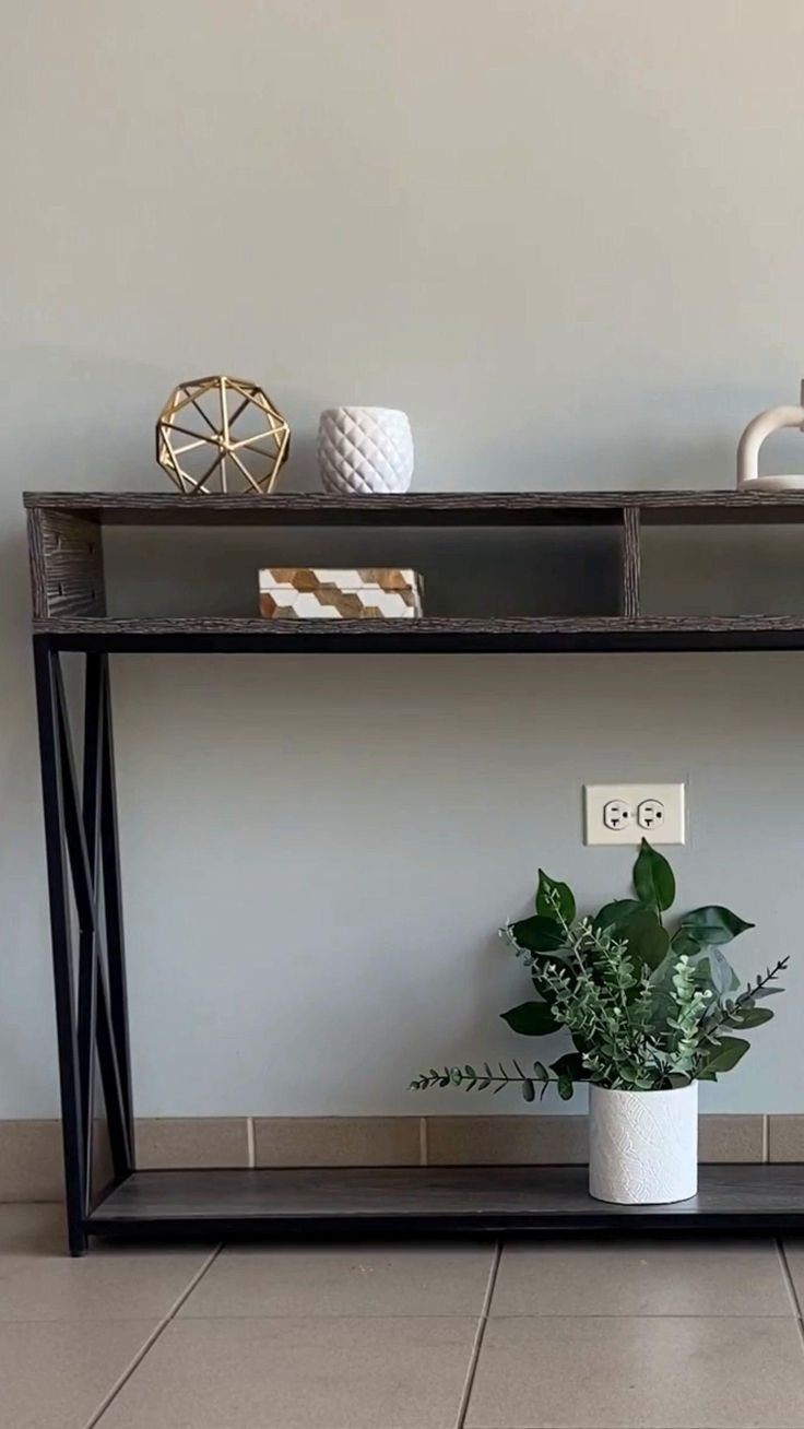 Enhance Your Space With The Tucson Deluxe Console Table. Its Sleek ... for Exploring the Versatility of the Kalani Bronze Console