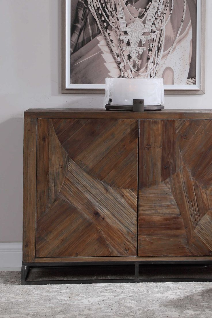 Evros Cabinet | Reclaimed Wood, Fir Wood, Wood for Evros Reclaimed Wood 2 Door Cabinet