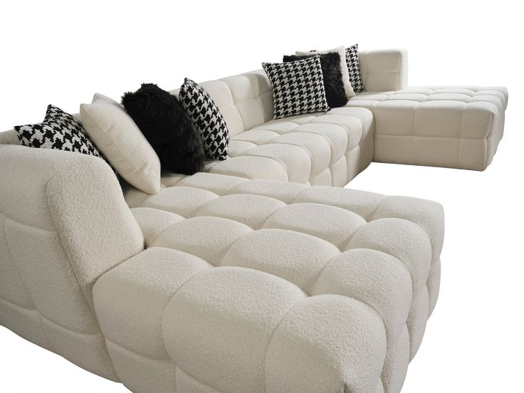 What to Know Before Choosing a U-Shaped Boucle Sectional
