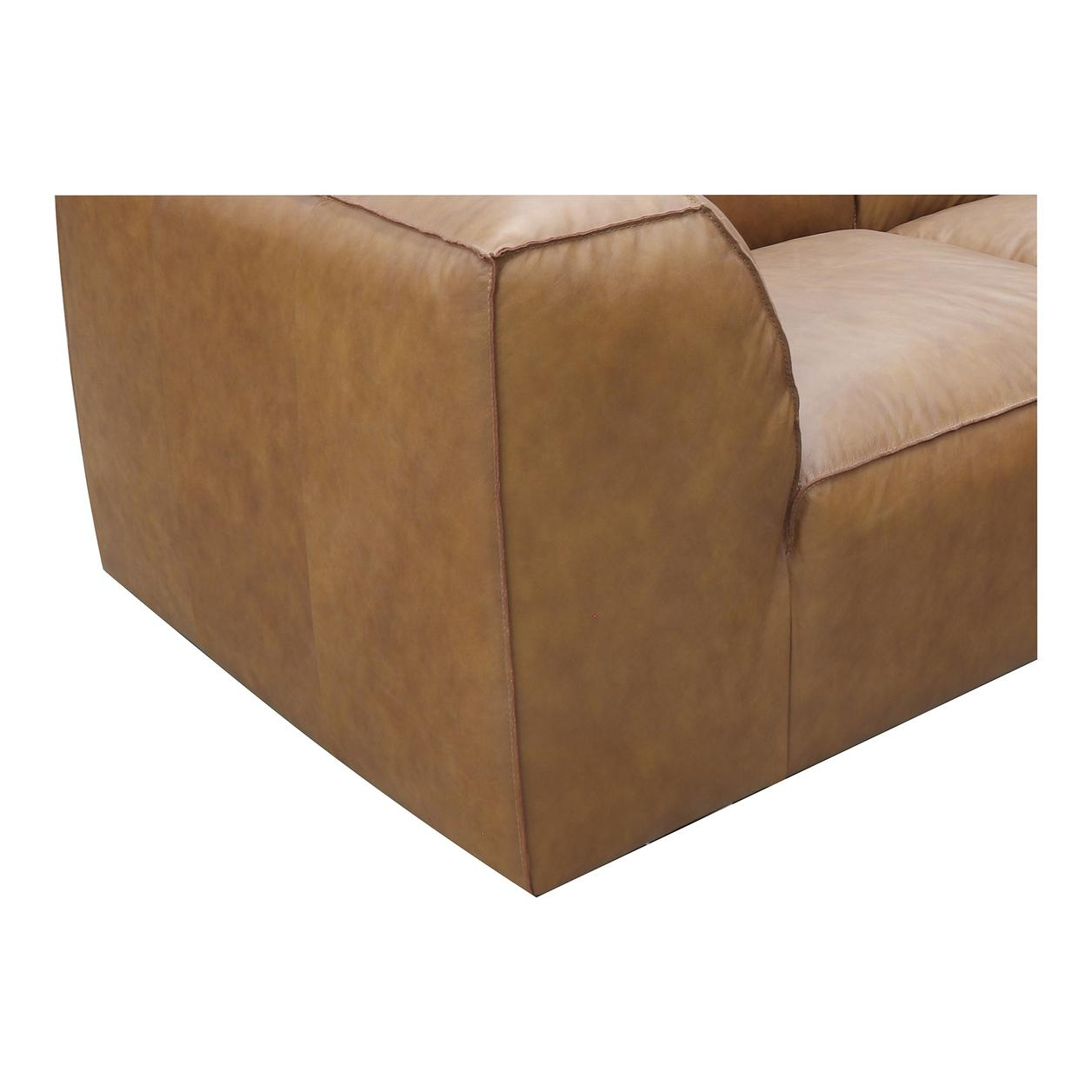 Form Nook Modular Sectional Sonoran Tan Leather (Xq-1006-40) By Moes Home with Form Nook Modular Sectional Sonoran Tan Leather, Brown
