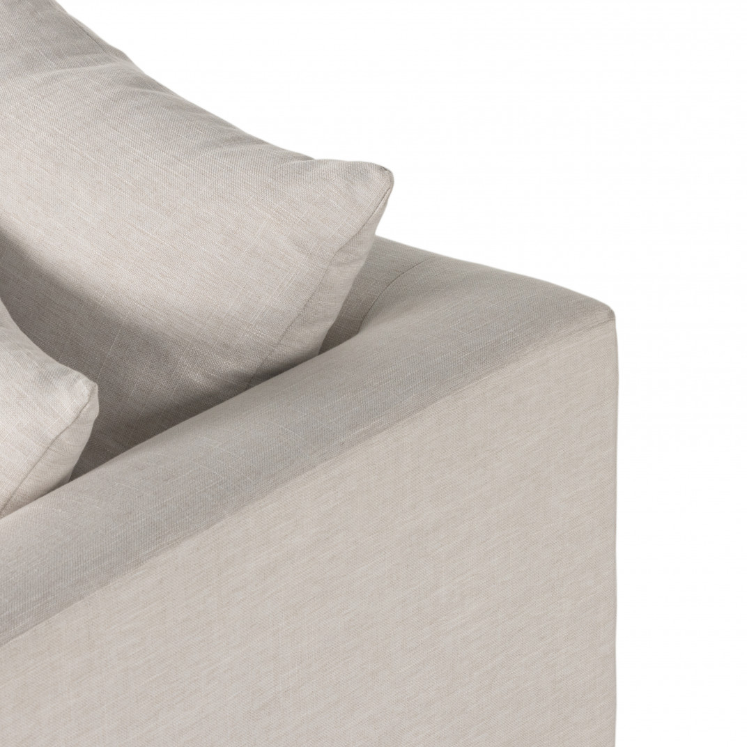 Four Hands Santos 2Pc Right Arm Facing Sectional Aragon Natural ... inside Your Guide to the Santos 2pc Raf Sectional Aragon Natural Material and Design