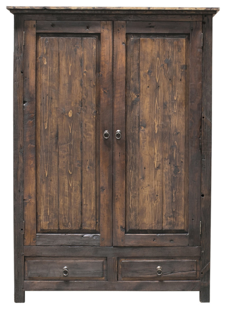 A Deep Dive into the Frederick Linen Closet Armoire Antique Brown
