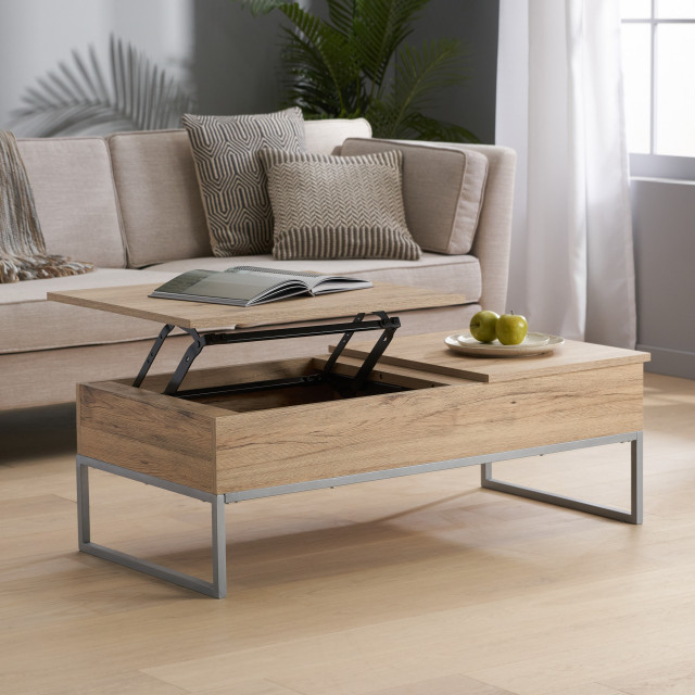 Gdf Studio Cerise Lift Top Storage Coffee Table - Contemporary - Coffee ... intended for Inside the Design The GDF Studio Modern Coffee Table Explained