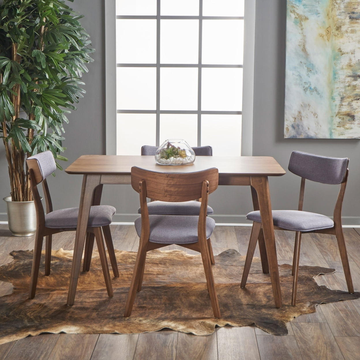 A Closer Look at the GDF Studio Modern Dining Set's Style and Comfort