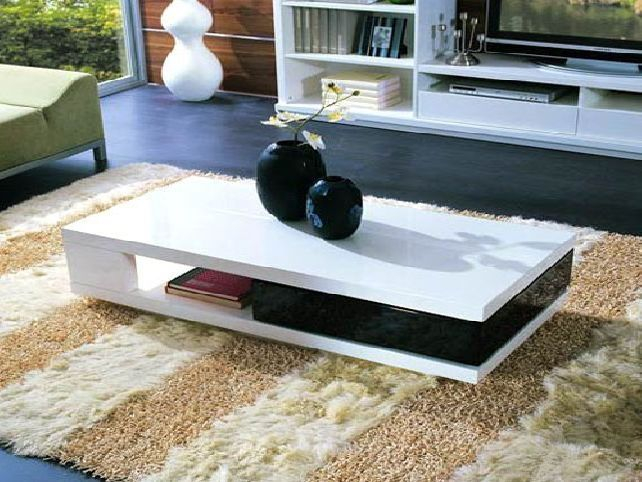 Great Top Lacquer Coffee Tables Throughout Coffee Table Modern White ... intended for Integrating the BUONO White Lacquer Coffee Table Into Your Decor