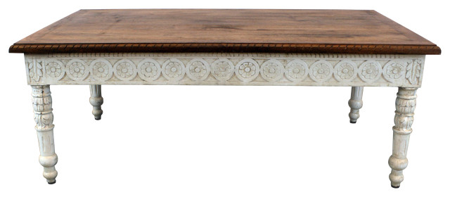 Hand-Carved Cocktail Table - French Country - Coffee Tables - By ... within What to Look for in a Truly Hand-Carved Cocktail Table