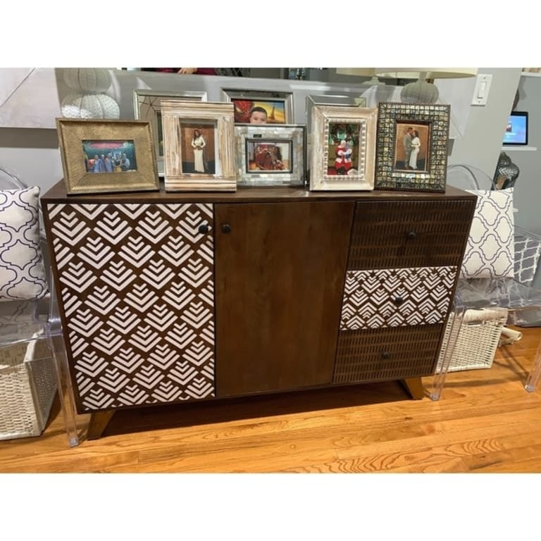 Handmade Olga Retro Sideboard (India) - 55&amp;amp;Quot; X 18&amp;amp;Quot; X 36&amp;amp;Quot; - Bed Bath ... with Timbergirl Olga Retro Sideboard