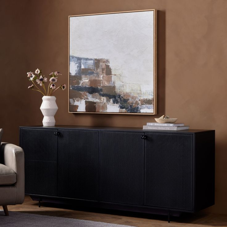 Beyond the Surface Exploring the Design Ingenuity of the 73-inch Black Macao Sideboard