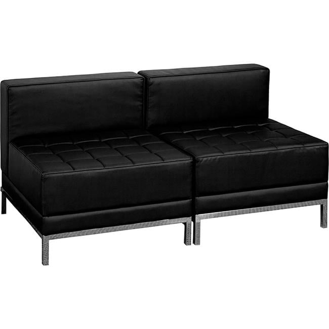 Hercules Imagination Series Flash Furniture Black Leather Lounge Set ... within Flash Furniture Hercules Imagination Lounge Set In Black