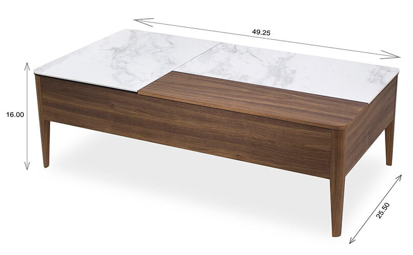 Here’s All You Need To Know About Your Coffee Table Dimensions ... inside Coaster Shearwater Contemporary Coffee Table 50X28X18.5 Inch