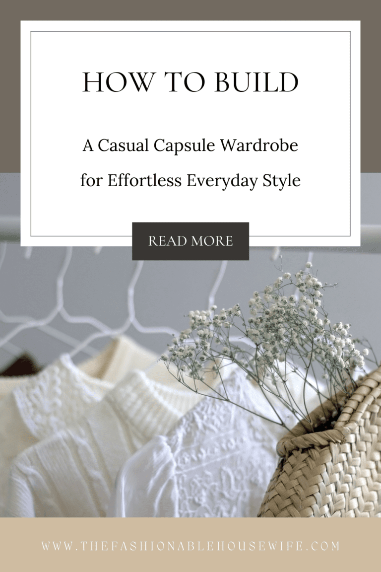 How To Build A Casual Capsule Wardrobe For Effortless Everyday Style ... with regard to Walker Wardrobe