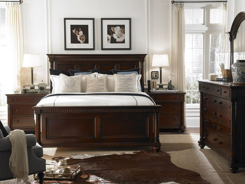 How To Decorate Dark Bedroom Furniture - Leadersrooms regarding Beyond Contrast Making Your Dark Furniture Shine