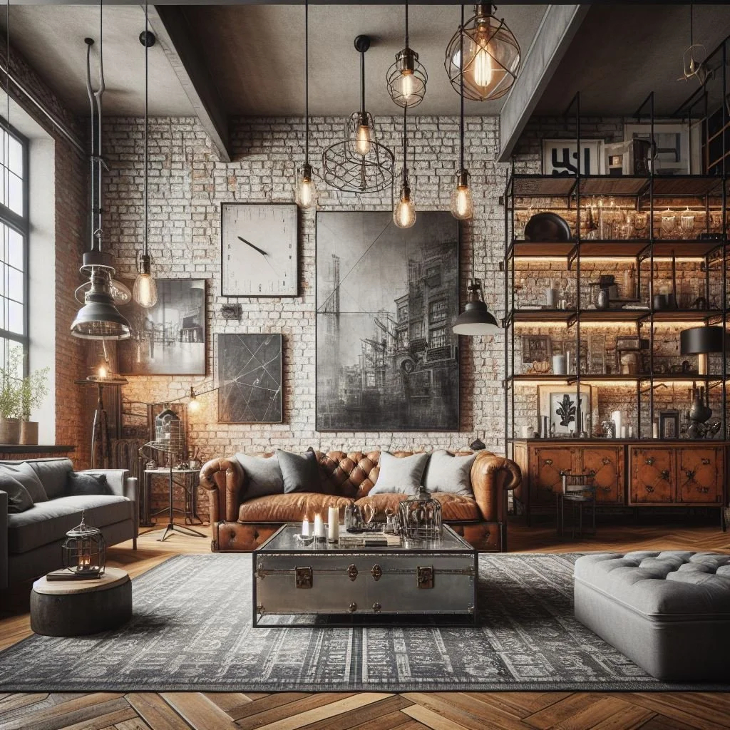 Industrial Decor – Chic Style With Brick &amp;amp; Metal - Bestuptoeveryday with regard to Integrating vidaXL Furniture Effortlessly Into Your Industrial Decor