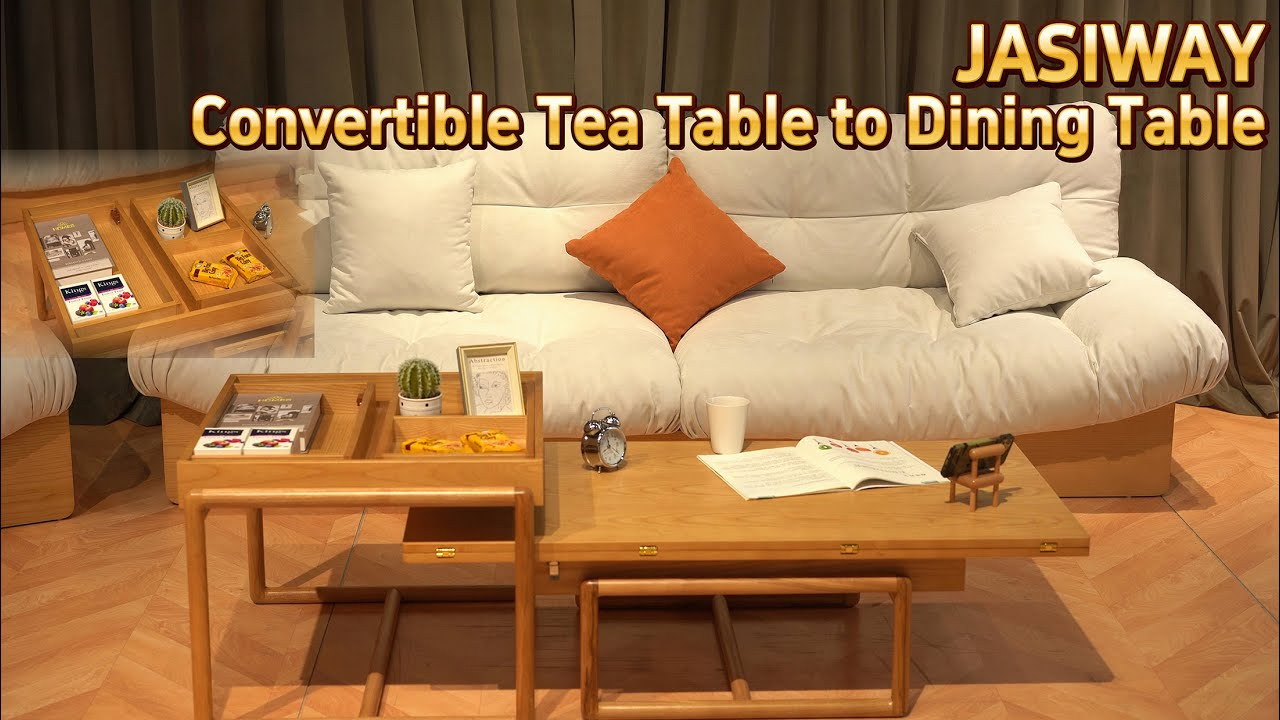 Jasiway Convertible Coffee Table To Dining Table - Where Style Meets ... pertaining to Style Meets Functionality A Look at the Lane Round Coffee Table