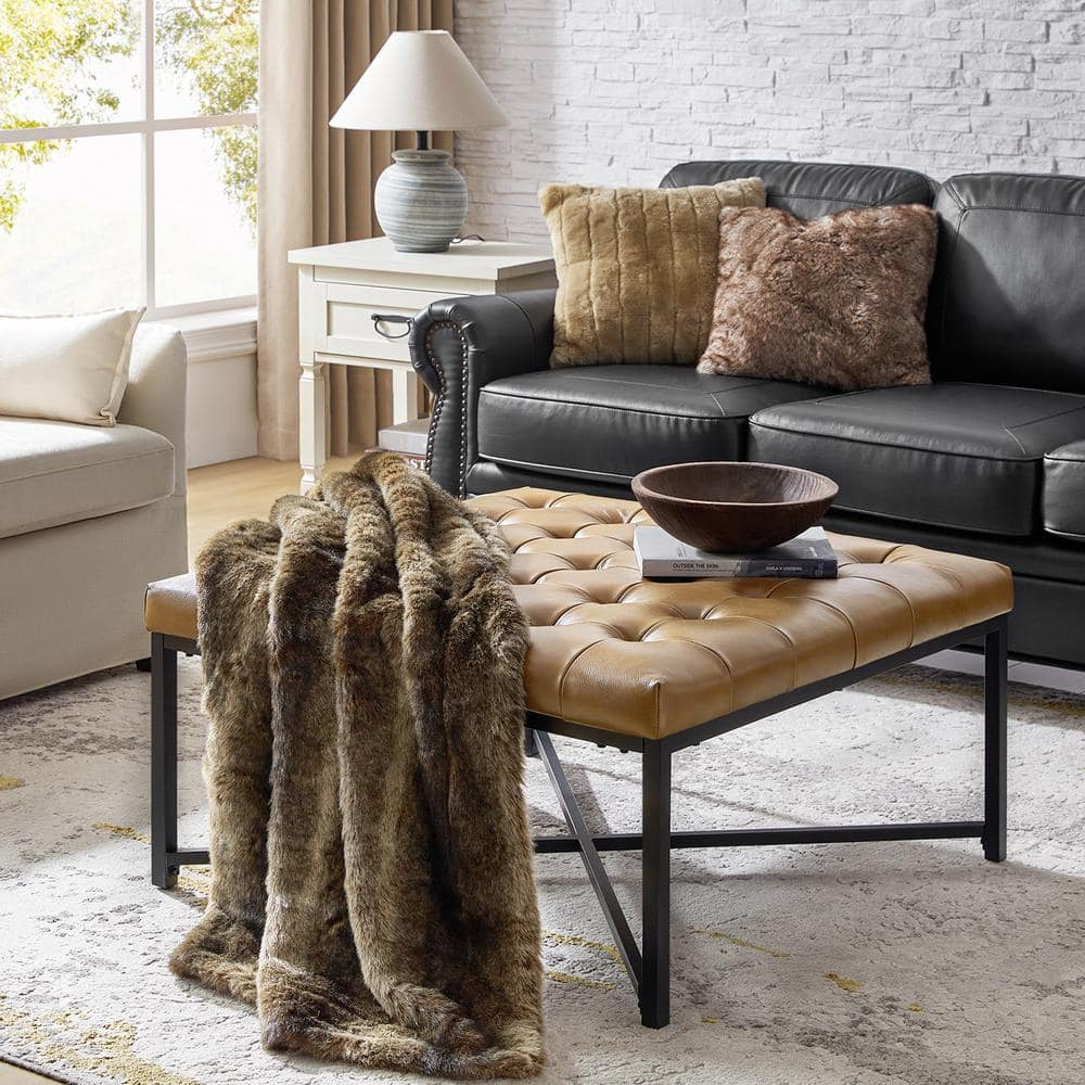 The Timeless Appeal of Camel Genuine Leather Coffee Table Designs