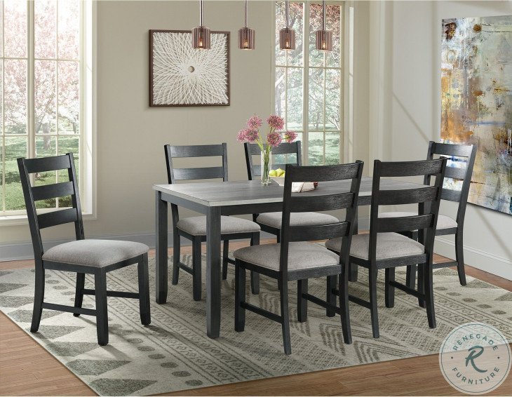Kona Gray Side Chair Set Of 2 From Picket House Furnishings | Coleman ... pertaining to Picket House Furnishings Kona Counter Height Side Chair Set In Black