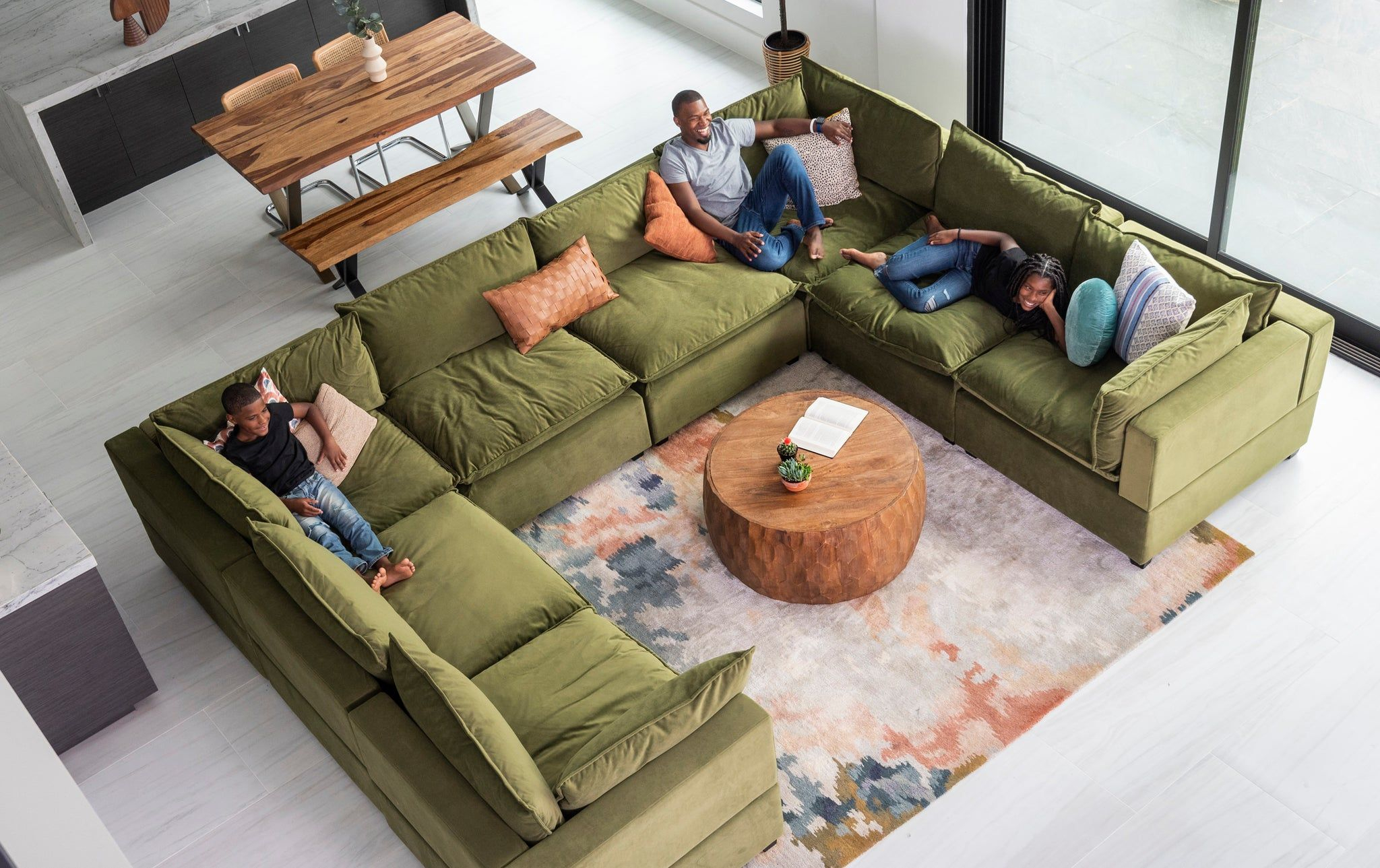 Kova Grand U-Shape | U Shaped Couch Living Room, Sectional Living Room ... regarding Creating Your Dream Living Space with a U-Shaped Sectional