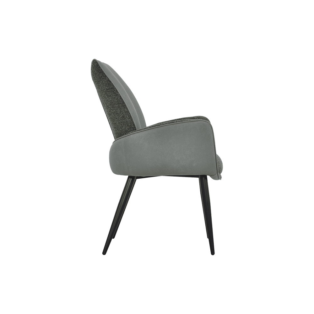 Kyver - 2-Tone Luxe Comfort Dining Chair With Armrest - Crownlivin for A Deep Dive into the Comfort and Design of the Yves Grey Dining Chair Set