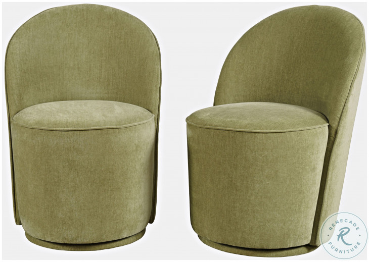 Landon Green Upholstered Swivel Dining Chair Set Of 2 From Jofran ... with Expert Insights on Integrating Landon Swivel Chairs into Your Dining Space