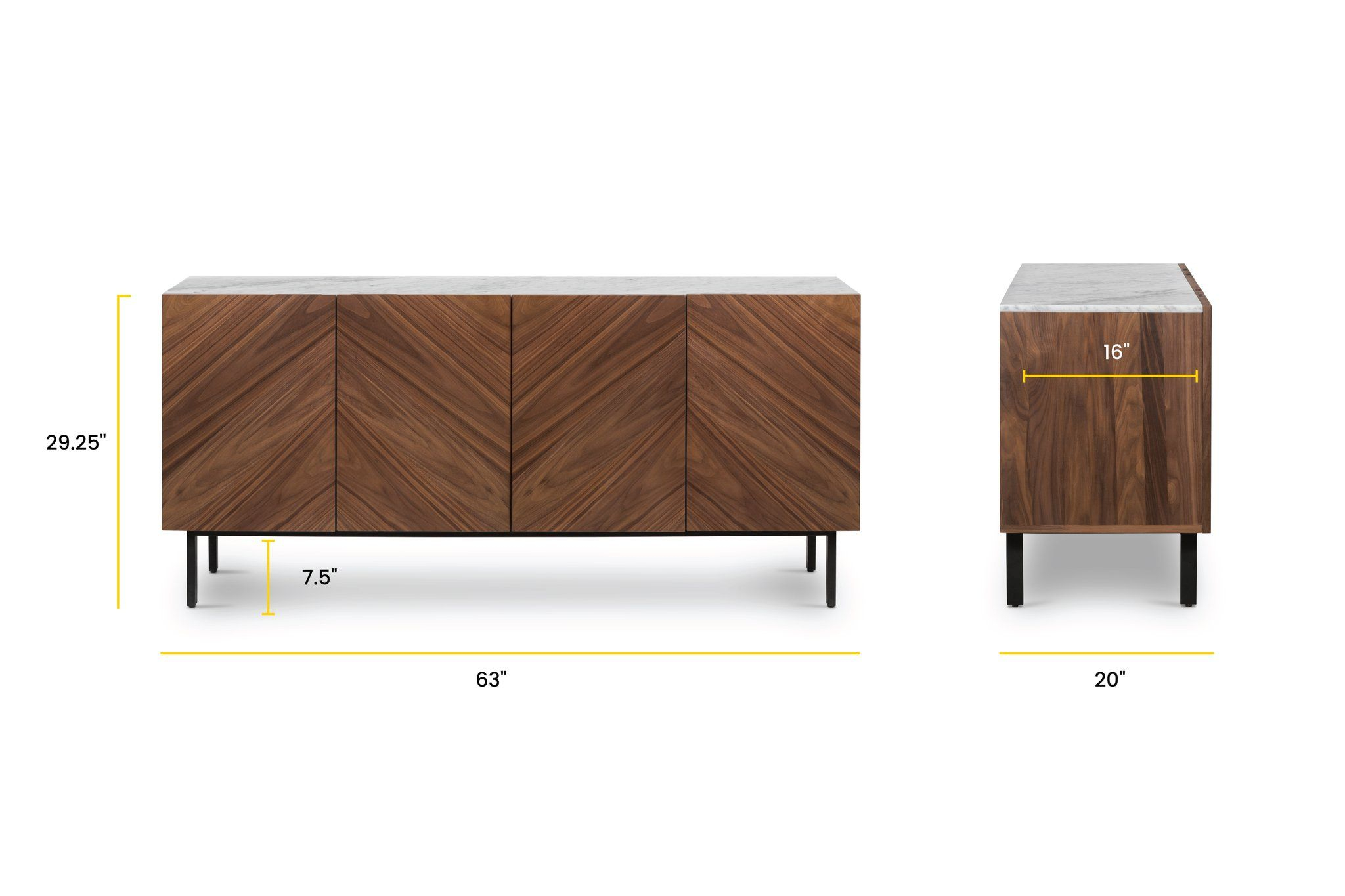 Lappo Sideboard – Poly &amp;amp; Bark within Poly And Bark Archi Sideboard