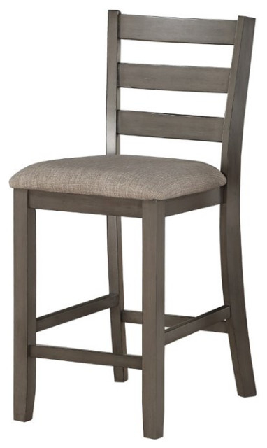 Lexicon Sharon 5 Piece Wood Counter Height Dining Set In Gray ... throughout A Closer Look at the Design and Function of the Lexicon Sharon Set