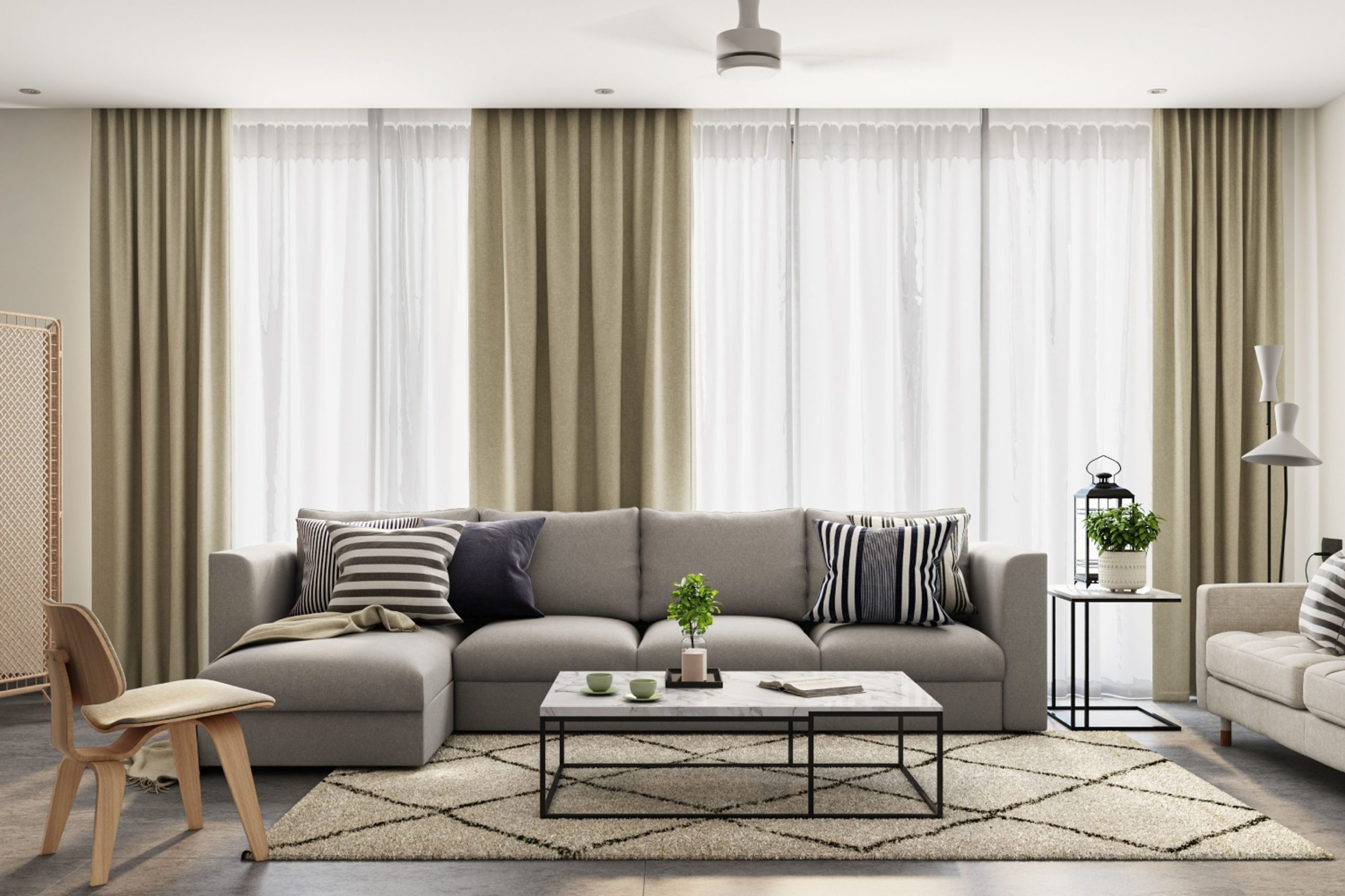 Creating Your Dream Living Space with a Grey L-Shaped Sectional