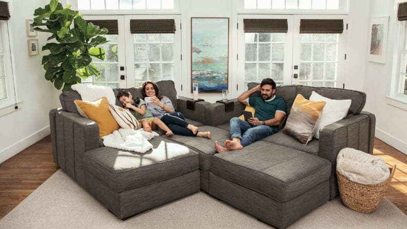 Lovesac Sectional Sofa Reviews - Sofa Design Ideas regarding Transform Your Living Space With the Versatile Ollie Modular Sectional