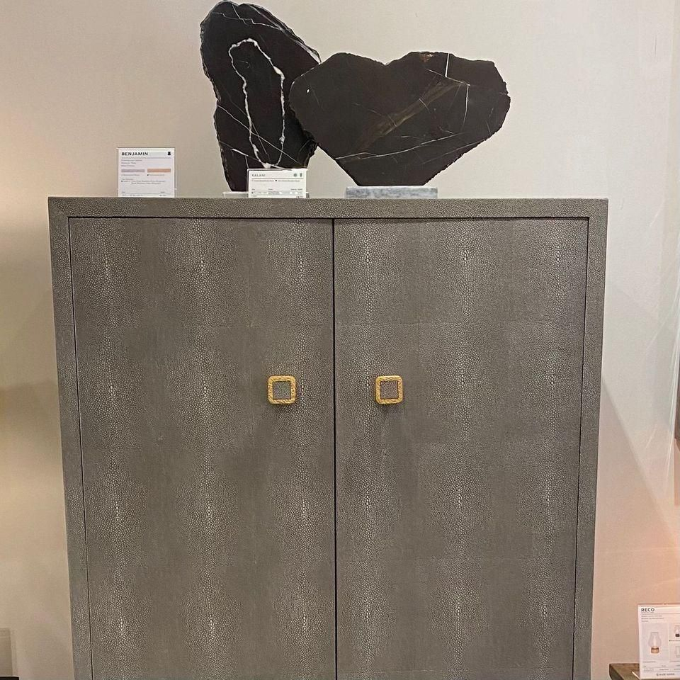 Made Goods Kalani Sculpture Nero Marble Romblon Stone regarding Kalani Bronze Console 88&amp;quot; Console / Sideboard