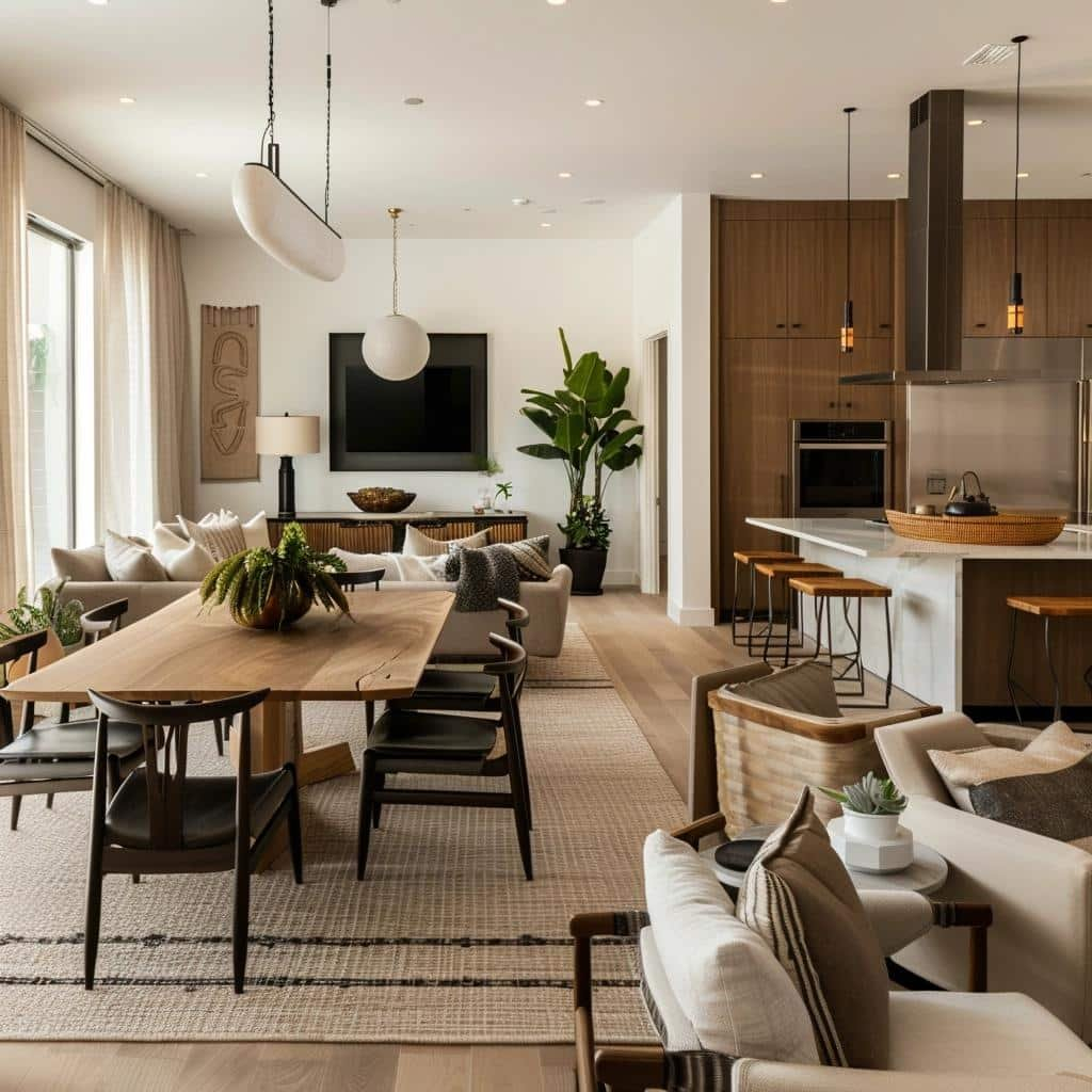 Maximizing Your Space: Styling A Living Room Dining Room Combo ... in Expert Insights on Maximizing Your Space with the Alexa Dining Set