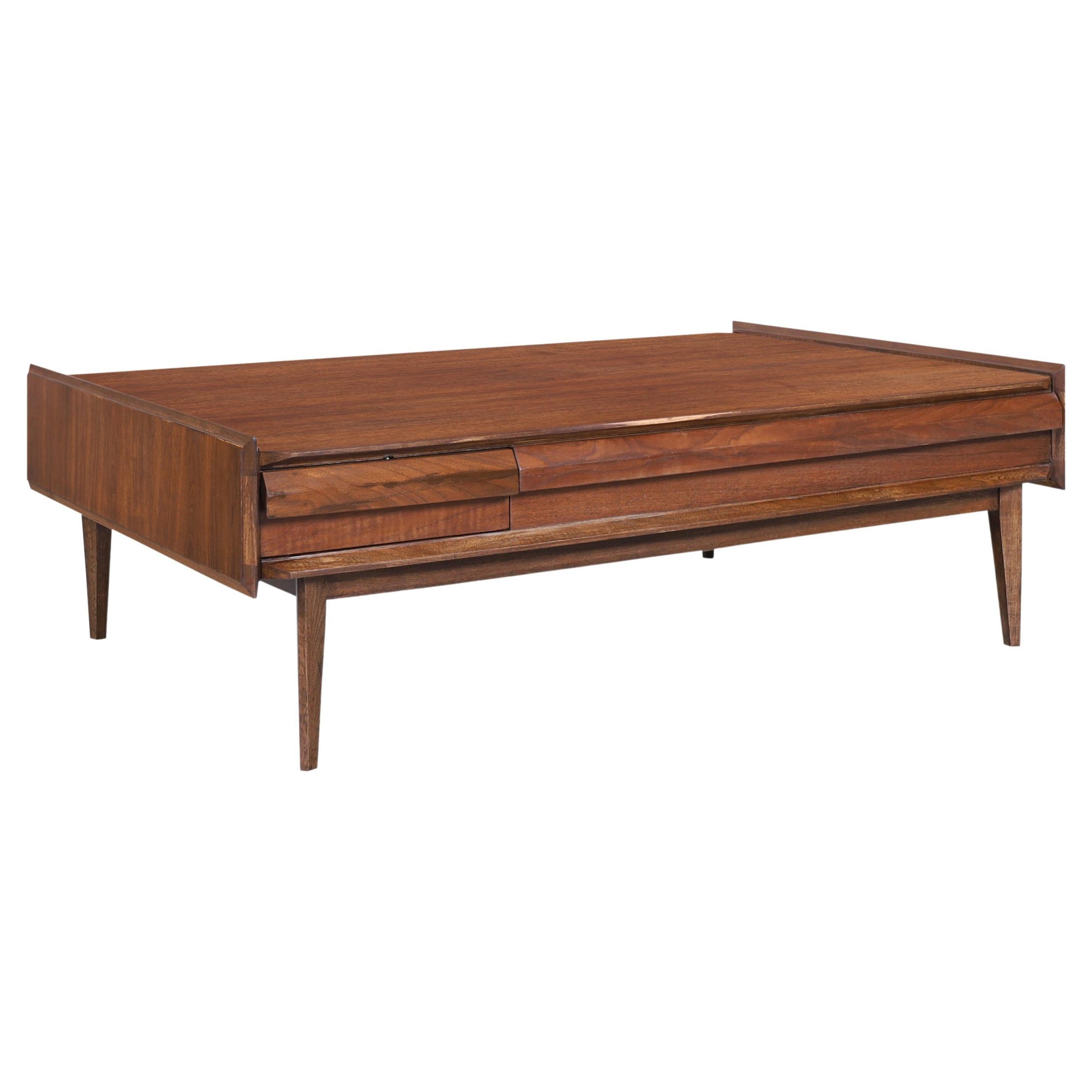 Mid-Century Modern Two Tone Coffee Table By Lane For Sale At 1Stdibs ... in Discovering the Allure of the Brooklyn 50 Mid-Century Modern Coffee Table
