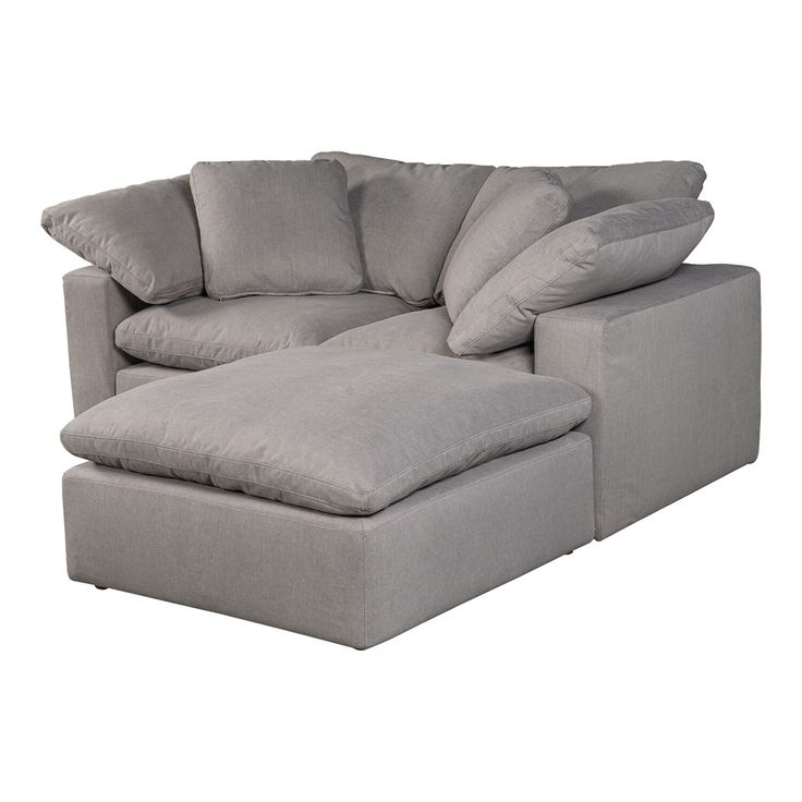 Moe&amp;#039;s Home Collection Terra N Gray Sectional Sofa Yj-1016-29 | Comfyco ... with regard to Designing with Light Grey Choosing the Right Terra Condo Nook Sectional