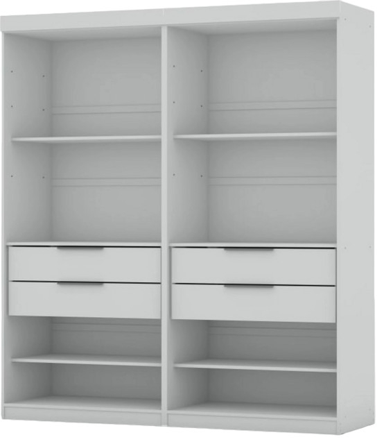 Maximizing Your Space The Versatile Mulberry Open 2 Sectional Wardrobe