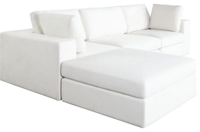 Muse 4Pc Modular Reversible Chaise Sectional - Transitional - Sectional Sofas - By Sideboards ... with Tips for Arranging and Enjoying Your Muse 4PC Reversible Chaise
