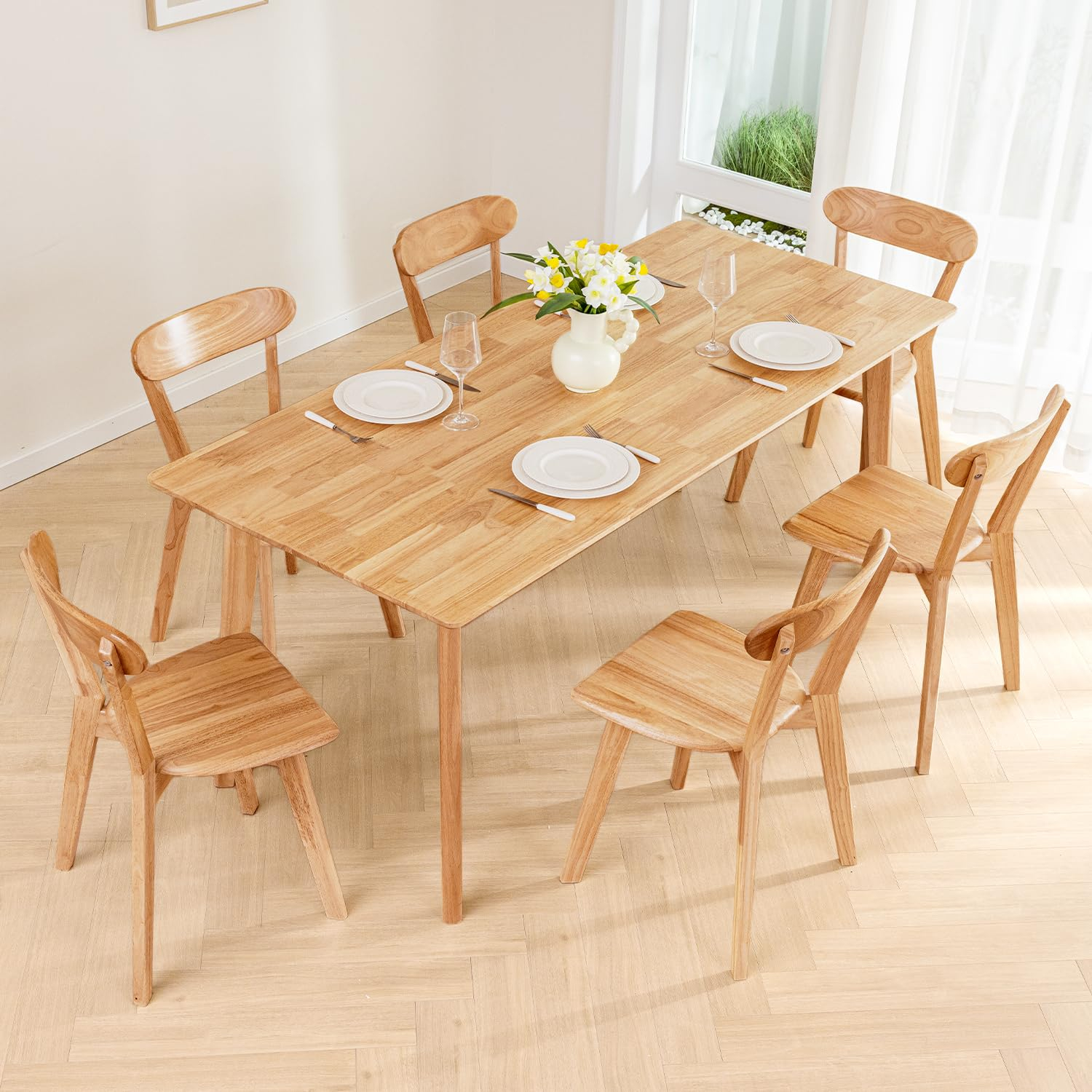 Oak Dining Room Set inside Creating Lasting Memories Around Your Oak Dining Set AVDR7-OAK-16