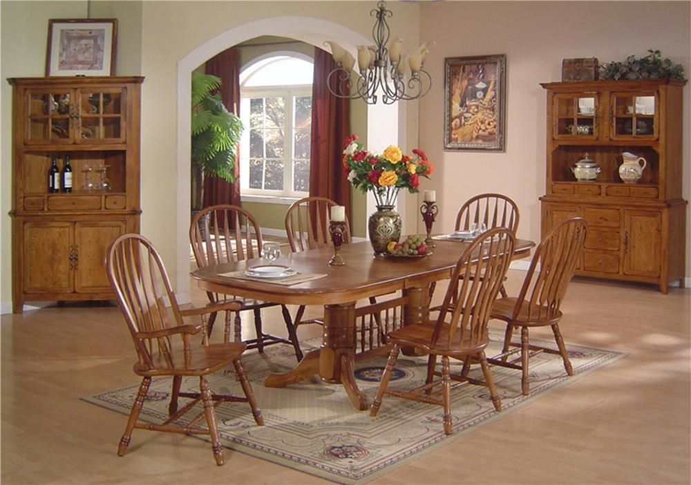 Oak Dining Tables Sets – House Design And Decoration Ideas For Interior ... for Dining Room Set Oak, Avdr7-Oak-16