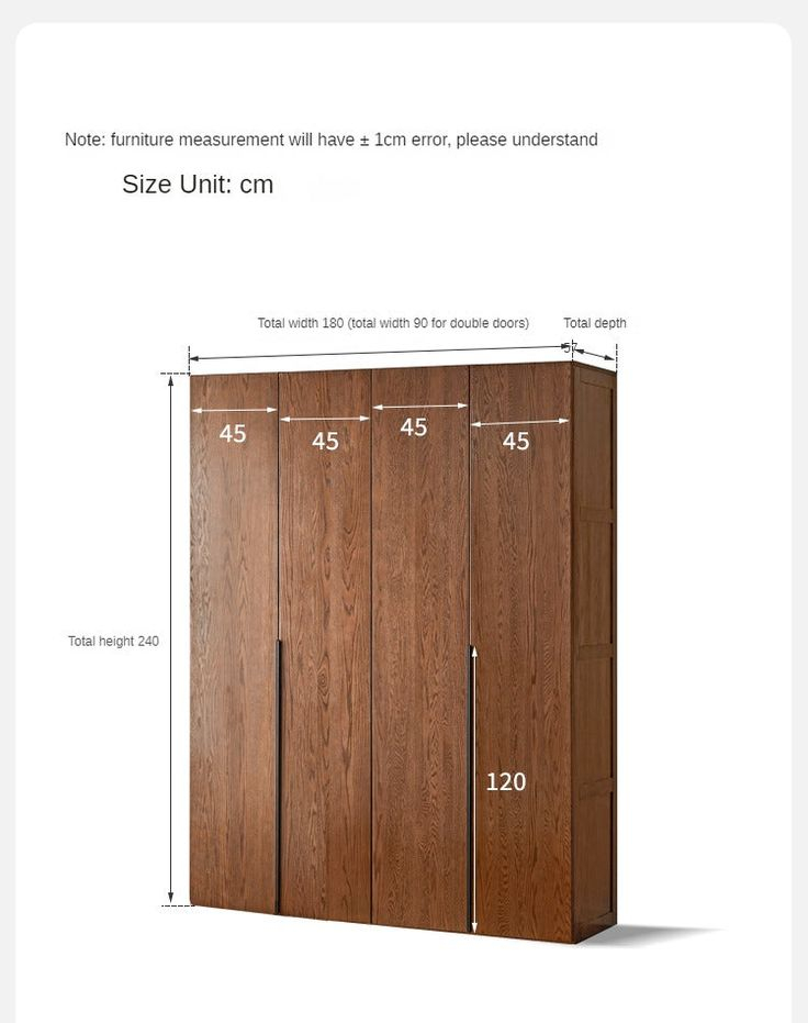 Oak Solid Wood Wardrobe High Walnut Color: | Solid Wood Wardrobes ... throughout [%100% Solid Wood Kyle 4-Door Wardrobe, Mocha|Caring for Your Solid Wood Wardrobe A Guide to Maintaining the Mocha Finish%]