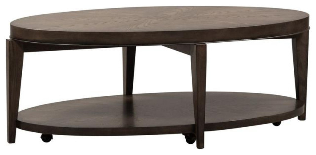 Oval Cocktail Table - Contemporary - Coffee Tables - By Bison Commerce ... pertaining to The Art of Styling with a Cascade Oval Cocktail Table A Designer&amp;amp;#039;s Guide