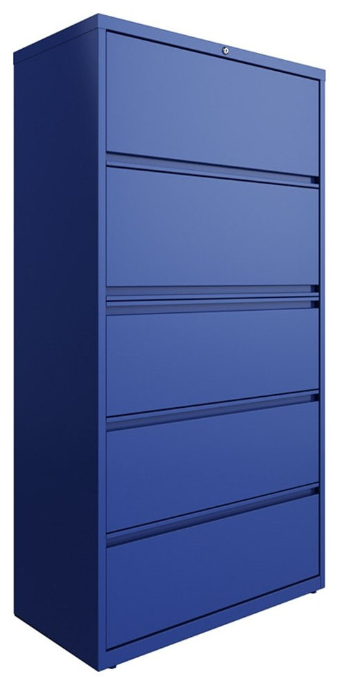 Pemberly Row 36&amp;quot; Metal Lateral File Cabinet With 5 Drawers In Classic ... for Room Makeover Ideas Featuring the Pemberly Row Metal Wardrobe Cabinet