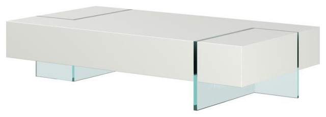 Styling Your Living Space with a Pemberly Row Glass Coffee Table in White