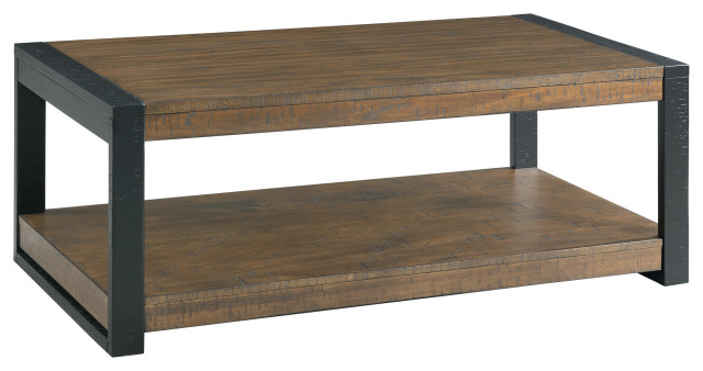 Picket House Furnishings Enrico Rectangular Coffee Table, Walnut ... intended for Picket House Furnishings Enrico Rectangular Coffee Table In Walnut